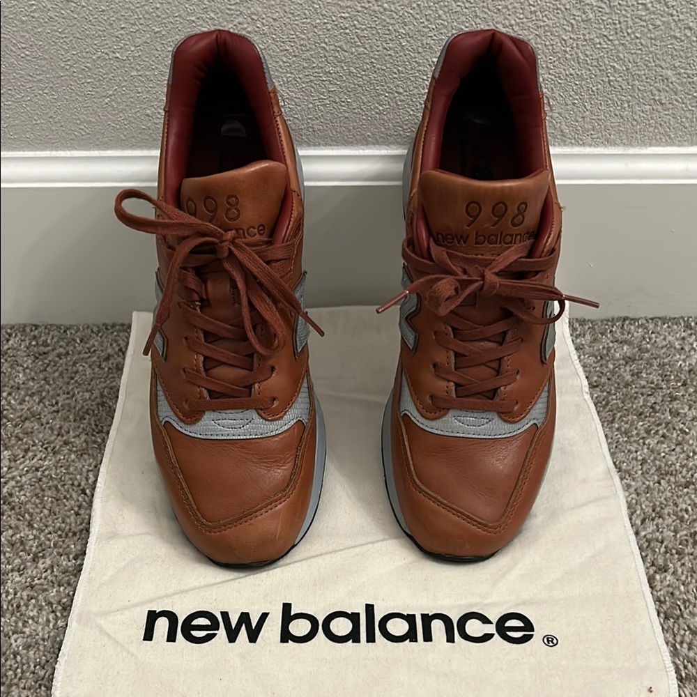 Horween x New Balance Leather “Age Of Exploration” 998 Sneakers